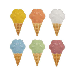 بستنی خوری باریز مدل بستنی قیفی کد 30 مجموعه 6 عددی