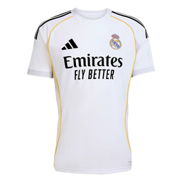 ست تیشرت آستین کوتاه و شلوارک ورزشی مردانه مدل رئال مادرید کد Home 2026 رنگ سفید