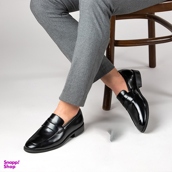 کفش کالج مردانه ورنی پانوپا کد 023