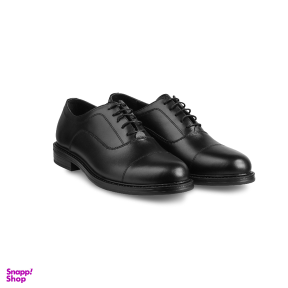 کفش رسمی آکسفورد مردانه چرم مونو کد J5529-001 مشکی