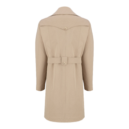 بارانی زنانه السانا مدل جیانا کد 229847 رنگ کرم