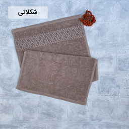 حوله دستی هیرو طرح لاین سایز 40×78 سانتی متر