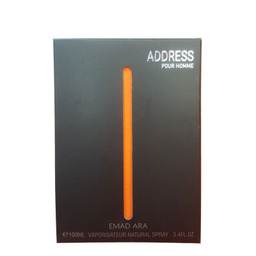 ادو تویلت مردانه عماد آرا مدل ADDRESS حجم 100 میلی لیتر به همراه اسپری بدن عمادآرا مدل ADDRESS حجم 200 میلی لیتر