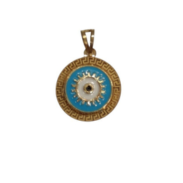 آویز گردنبند طلا 18 عیار زنانه مدل چشم نظر کد 2558