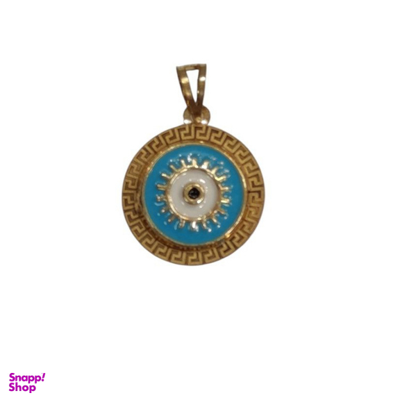 آویز گردنبند طلا 18 عیار زنانه مدل چشم نظر کد 2558