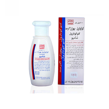 شامپو کتوکونازول 2 درصد بهوزان حجم 100 میلی لیتر