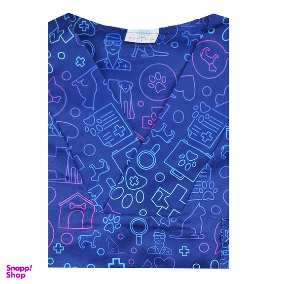 ست کلاه و روپوش پزشکی مردانه تادو مدل SRO21