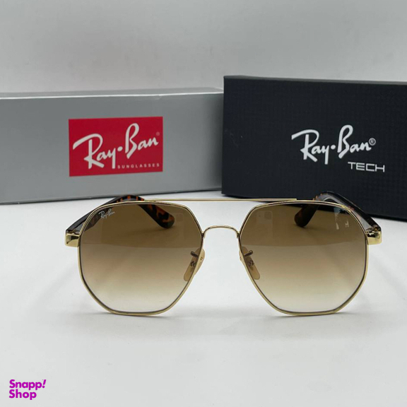 عینک آفتابی ری بن مدل RB3714 رنگ قهوه ای