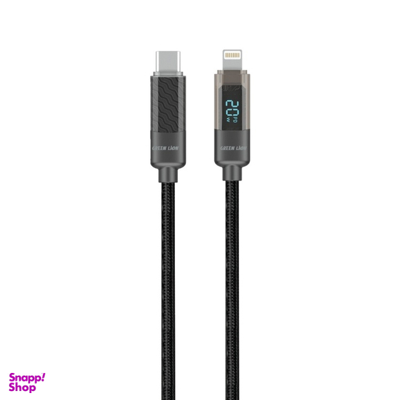 کابل تبدیل Type-C به Lightning گرین لاین مدل GNUBCTLTGDBK طول 1 متر