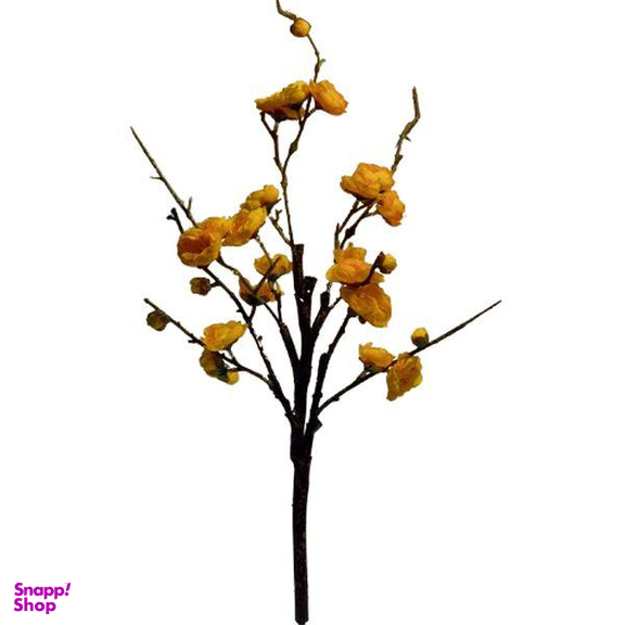 گل مصنوعی مدل شکوفه به رنگ زرد