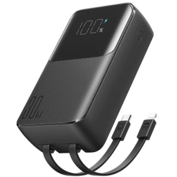 پاوربانک 30 وات جوی روم مدل JR-PBC07 ظرفیت 20000 میلی آمپر ساعت به همراه کابل Type-C و لایتنینگ
