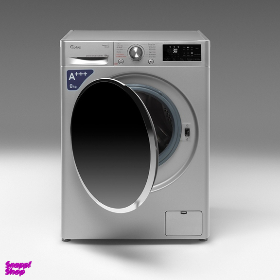 ماشین لباسشویی جی پلاس مدل GWM-R88S.KTN گنجایش 8 کیلوگرم