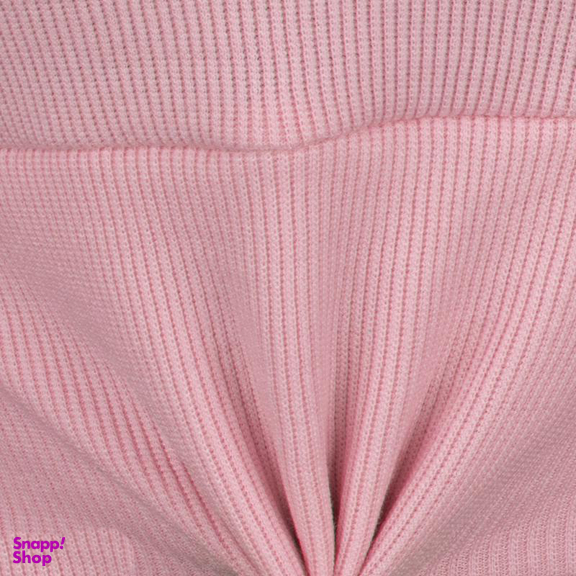 کراپ تیشرت آستین بلند زنانه ناتوسا مدل NT781-1 رنگ کالباسی