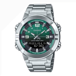 ساعت عقربه ای مردانه کاسیو کد AMW-870DA-3ADF رنگ سبز