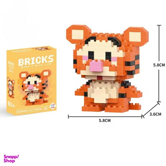 لگو ببر جیسی بریکس کد 3021 رنگ نارنجی