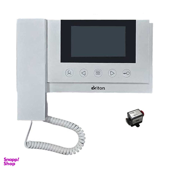 مانیتور دربازکن تصویری برایتون مدل 4310 به همراه محافظ ولتاژ مانیتور