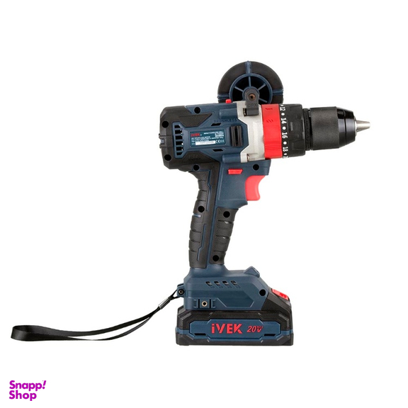 دریل شارژی چکشی براشلس 20 ولت ایوک کد K-7220v