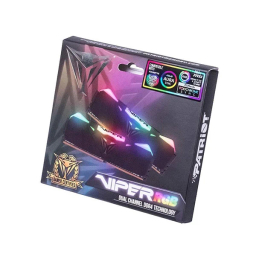 رم دسکتاپ دو کاناله 4000 مگاهرتز CL19 پتریوت مدل Viper RGB ظرفیت 8 گیگابایت بسته 2 عددی