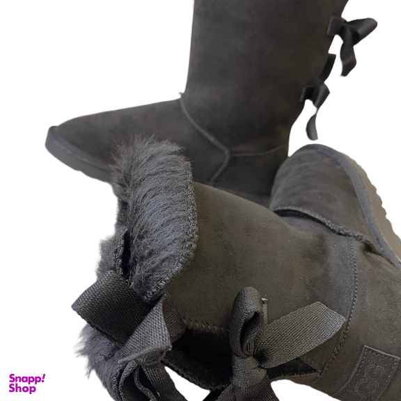 بوت زنانه طرح اگ مدل پشت بندی رنگ مشکی