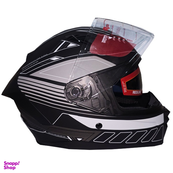 کلاه کاسکت ردلاین مدل فک ثابت عینک دار کد R_942