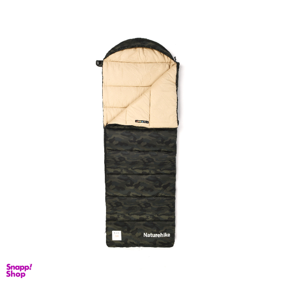 کيسه خواب 14- درجه نیچرهایک مدل Warmy Envelope W Hat Cotton Sleeping Bag M320 کد WS023