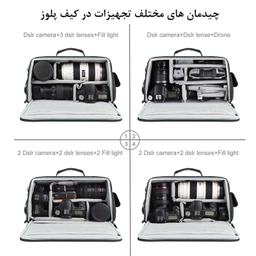 کیف دوربین پلوز مدل Crossbody Shoulder Bag