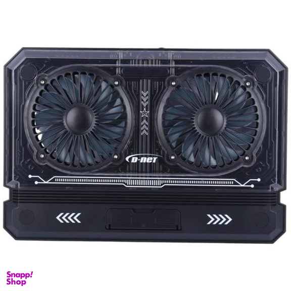 پایه خنک کننده لپ تاپ 2 فن RGB دی نت مدل DT-50