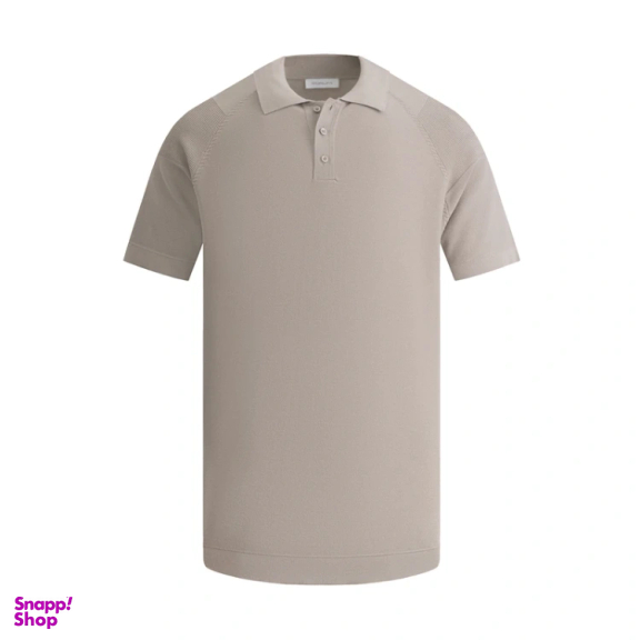 پولوشرت آستین کوتاه مردانه مدل GD-s-18532080 رنگ خاکی