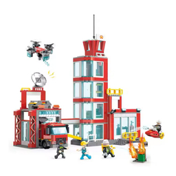 لگو کوگو مدل مرکز آتش نشانی 616 قطعه
