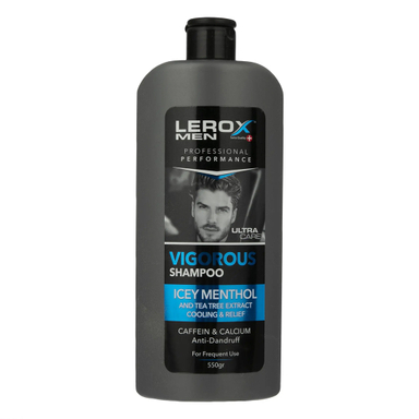 شامپو ضد شوره مو لروکس مدل Vigorous وزن 550 گرم