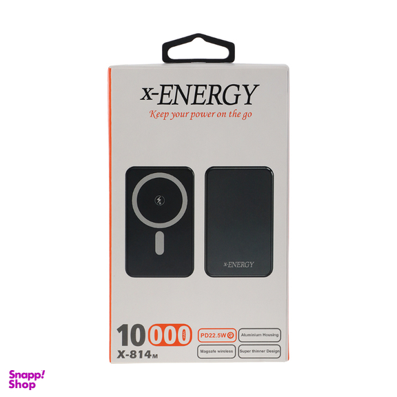 پاوربانک مغناطیسی ایکس-انرژی مدل X-814M 22.5W ظرفیت 10000 میلی آمپر ساعت