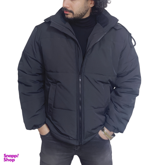 کاپشن مردانه مدل ضد آب کد 131 رنگ مشکی