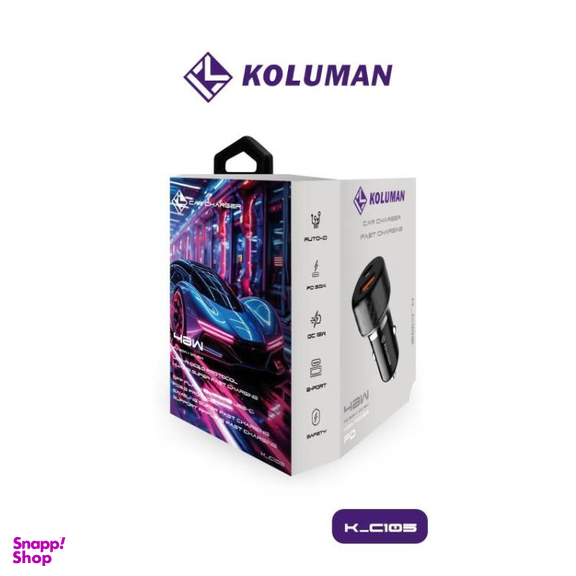 شارژر فندکی موبایل کلومن مدل K-C105 30W