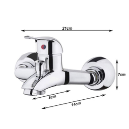 ست شیرآلات زدوار مدل قهرمان یونیورست کد M.CR مجموعه 6 عددی