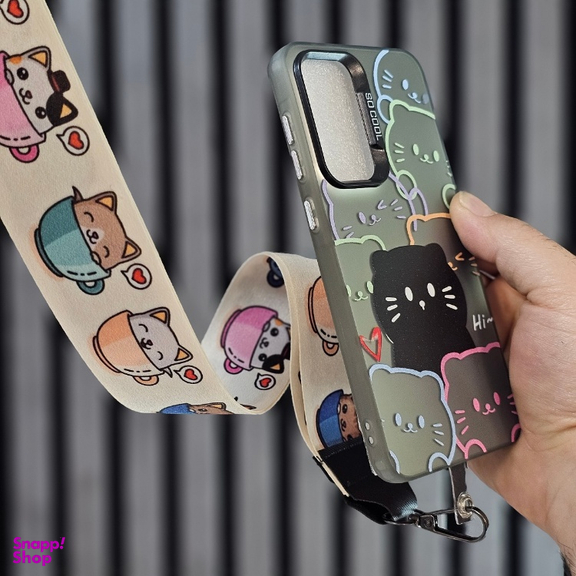 کاور گوشی موبایل سوکول مدل گربه کد پیشی مناسب برای سامسونگ Galaxy A36 به همراه بند آویز