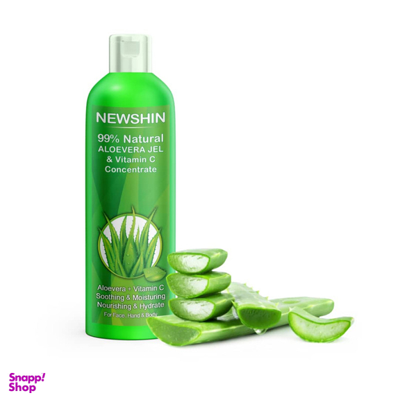 ژل آبرسان نیوشاین مدل آلوئه ورا و ویتامین سی حجم 250 میلی لیتر