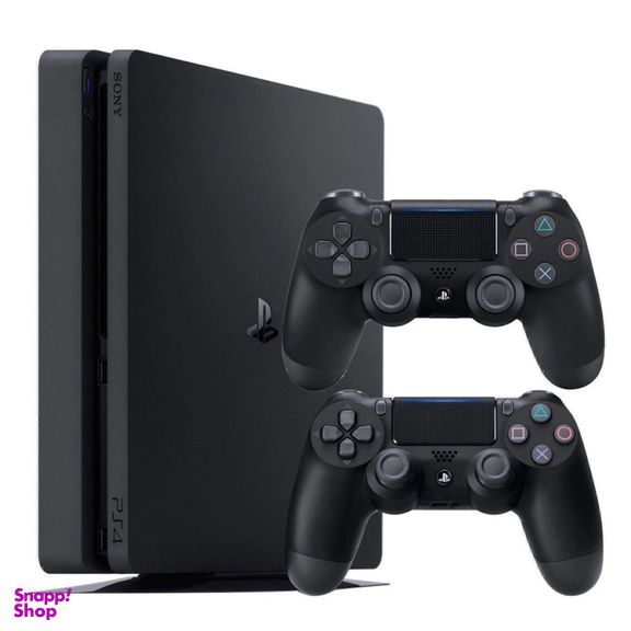 کنسول بازی سونی مدل پلی استیشن 4 اسلیم ظرفیت 500 گیگابایت به همراه دسته اضافه و 10 بازی