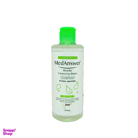 میسلار واتر مدانسر مدل Zinc مناسب پوست چرب حجم 275 میلی لیتر