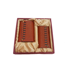 ست هدیه چرم طبیعی مدل شرانگ کد set588