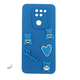 کاور گوشی موبایل لیمیا مدل عروسکی لنزدار ژله ای طرح Sweet مناسب شیائومی Redmi Note 9 به همراه دستبند