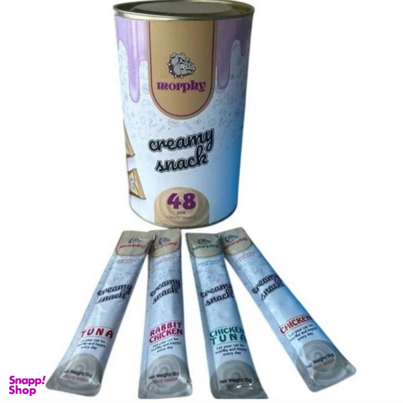 بستنی گربه مورفی طعم مرغ، ماهی، مرغ‌ و ماهی، مرغ‌ و خرگوش وزن 15 گرم بسته ۴ عددی