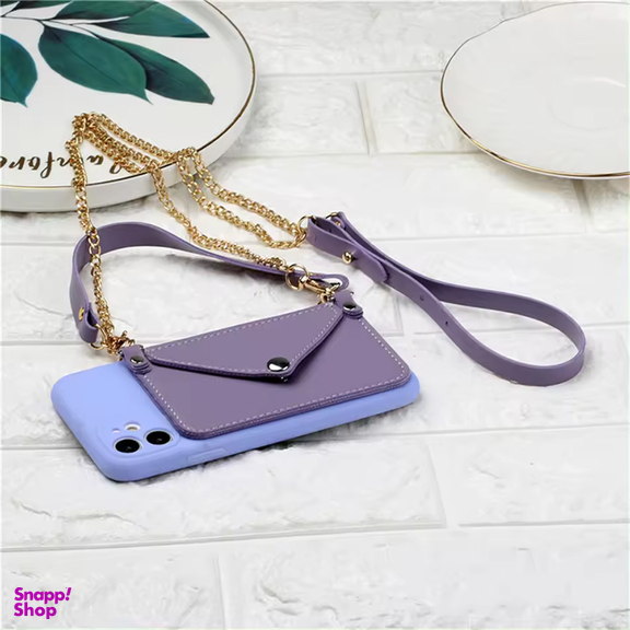 قاب سیلیکونی مدل جاکارتی دار مناسب اپل Iphone 13