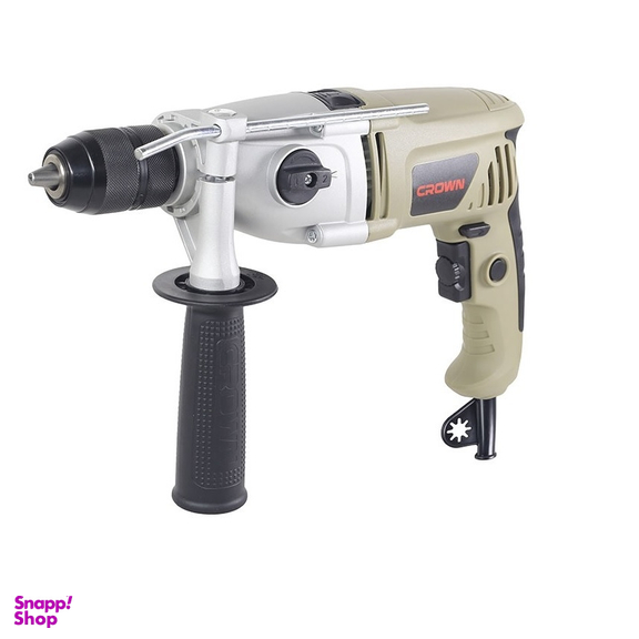 دریل گیربکسی 810 وات سه نظام اتومات کراون مدل 10067C
