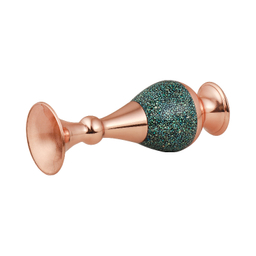 گلدان مسی فیروزه‌ کوبی مدل صراحی کد 16