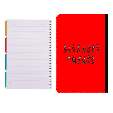 کلاسور طرح Stranger Things کد 333 به همراه کاغذ کلاسور