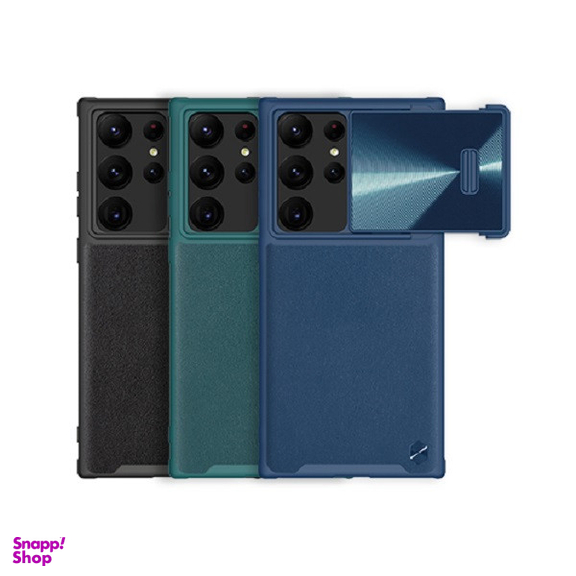 کاور نیلکین مدل CamShield Leather S Case مناسب برای گوشی موبایل سامسونگ Galaxy S23 Ultra