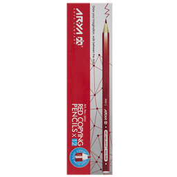 مداد قرمز آریا کد 3002 بسته 12 عددی