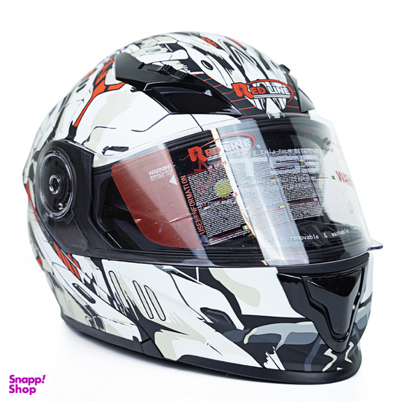 کلاه کاسکت فک متحرک ردلاین مدل 939 Red Luse به همراه کاور