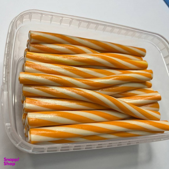 پاستیل پیچشی روغنی با طعم پرتقال خامه مارابو وزن 900 گرم