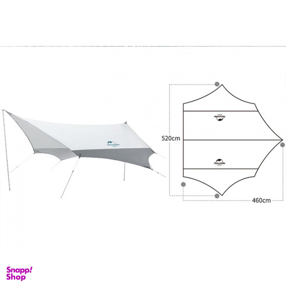 سایه بان سفری نیچرهایک مدل Rising Sun Canopy
